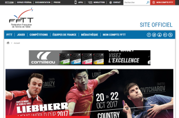 FFTT - Page d'accueil du site officiel