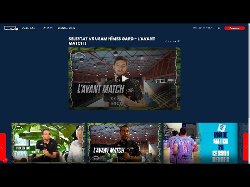 HandballTV : Page de vidéo