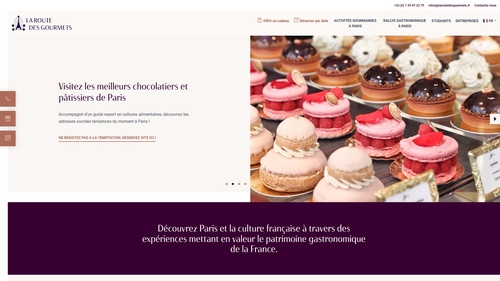 La Route des Gourmets : Page d'accueil