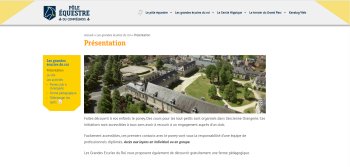 Pôle Equestre du Compiégnois page des grandes écuries du roi