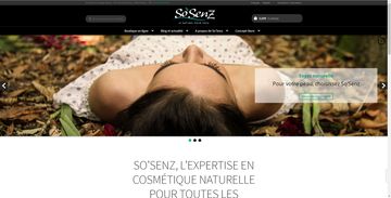 So'Senz Page d'accueil
